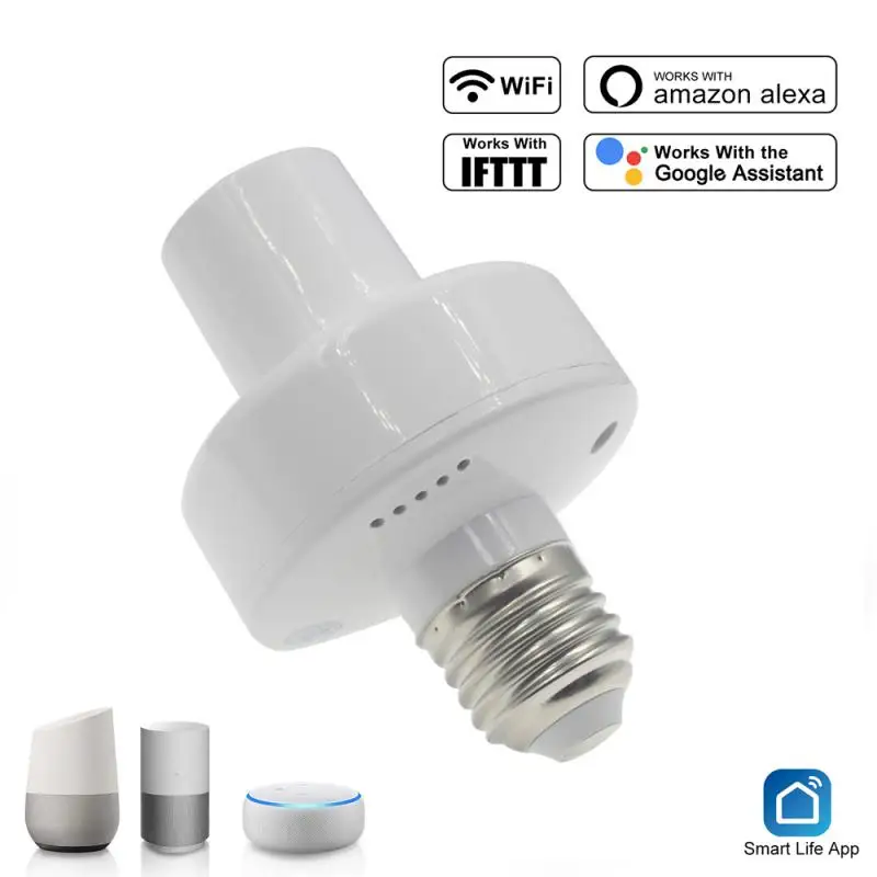 

Led Bulb App Control Compact Wide Compatibility High Qualituy Sensitive Smart Life Smart Light Bulb Adapter Voice Control