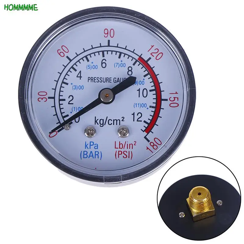 

Манометр бар с резьбой 1/4 BSP, 13 мм, 0-180 PSI, 0-12, 1 шт.
