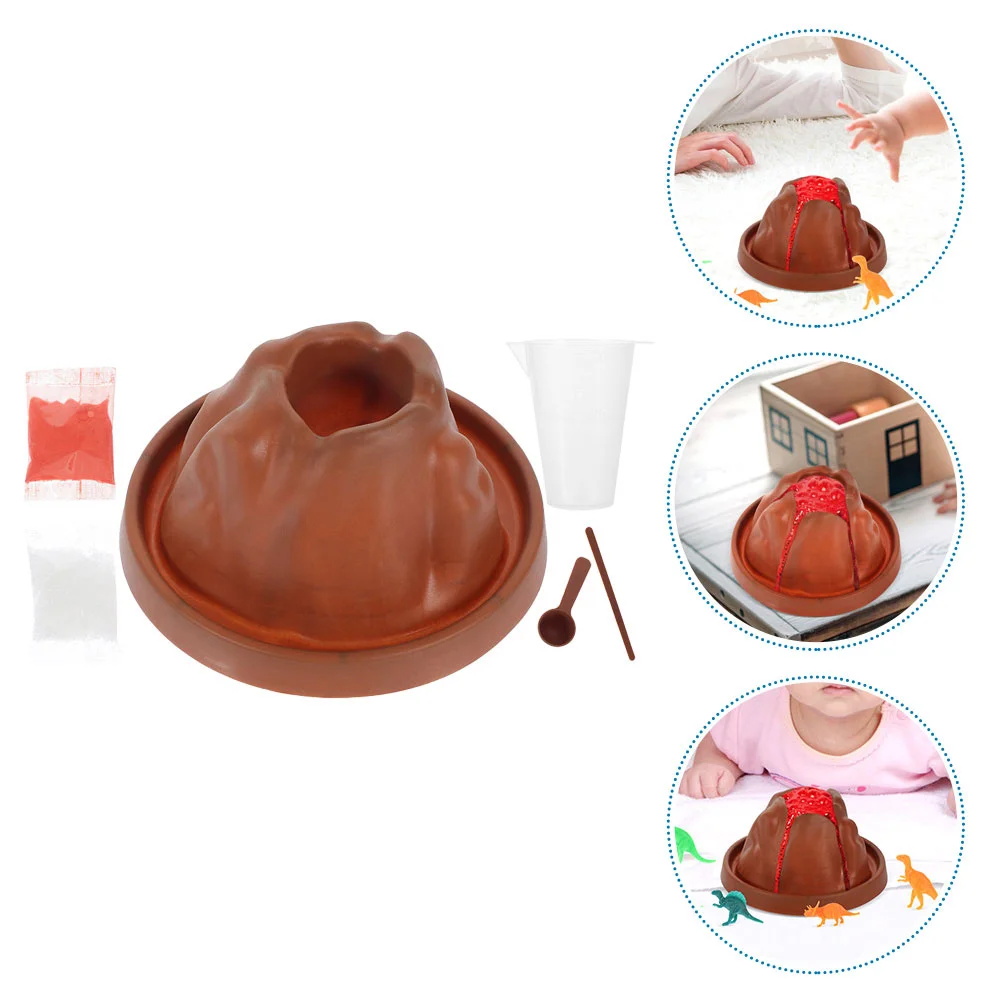 Модель вулкана пластиковые развивающие игрушки подарки набор для научного