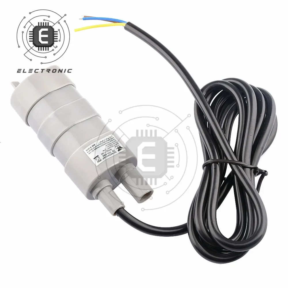 Микропогружной моторный водяной насос 24 В 5 м 10 л/мин для солнечного аквариума JT-500