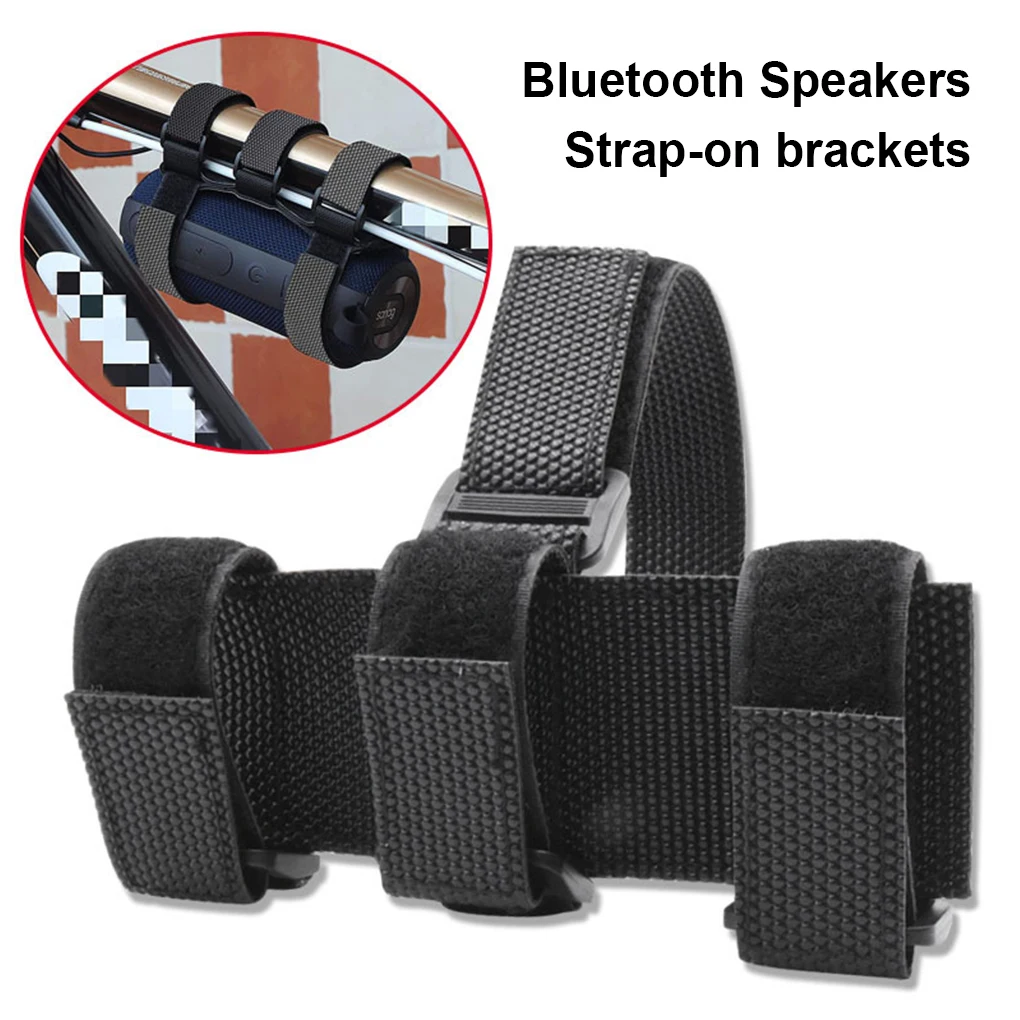 

Universal Road Bicycles Fixing Kettle Holder Bluetooth-compatible Speaker Mount Elasticity Binding Strap Outdoor Scooter Cycling