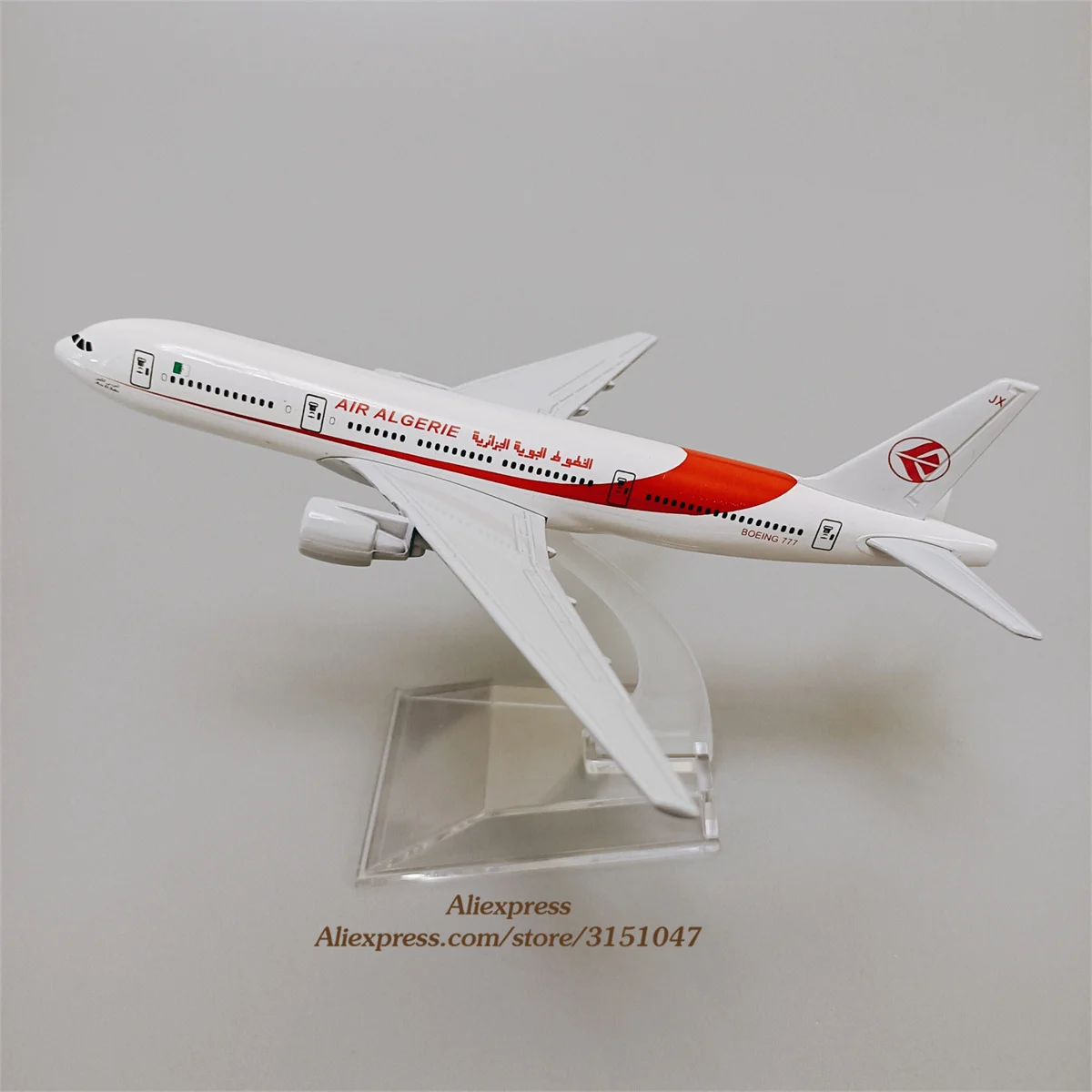 

16cm Alloy Metal Air ALGERIE B777 Airlines Airplane Model Boeing 777 Airways Plane Model Diecast Aircraft w Stand Kids Gifts