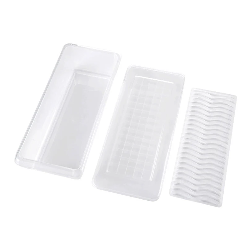 

Freezing Storage Box Kitchen Rectangle Fridge Organizer Refrigerator Freezer Storage Box Fish and Shrimp Meat Storage Box