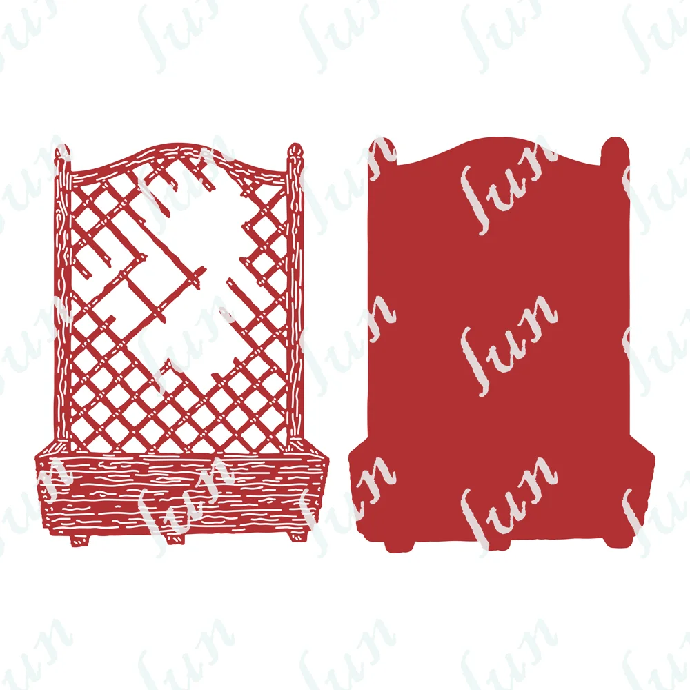 

Splintered Fence Die Set Metal Cutting Dies for Scrapbooking Diy Embossing to Make Card Photo Album Gift Decoration Album Work