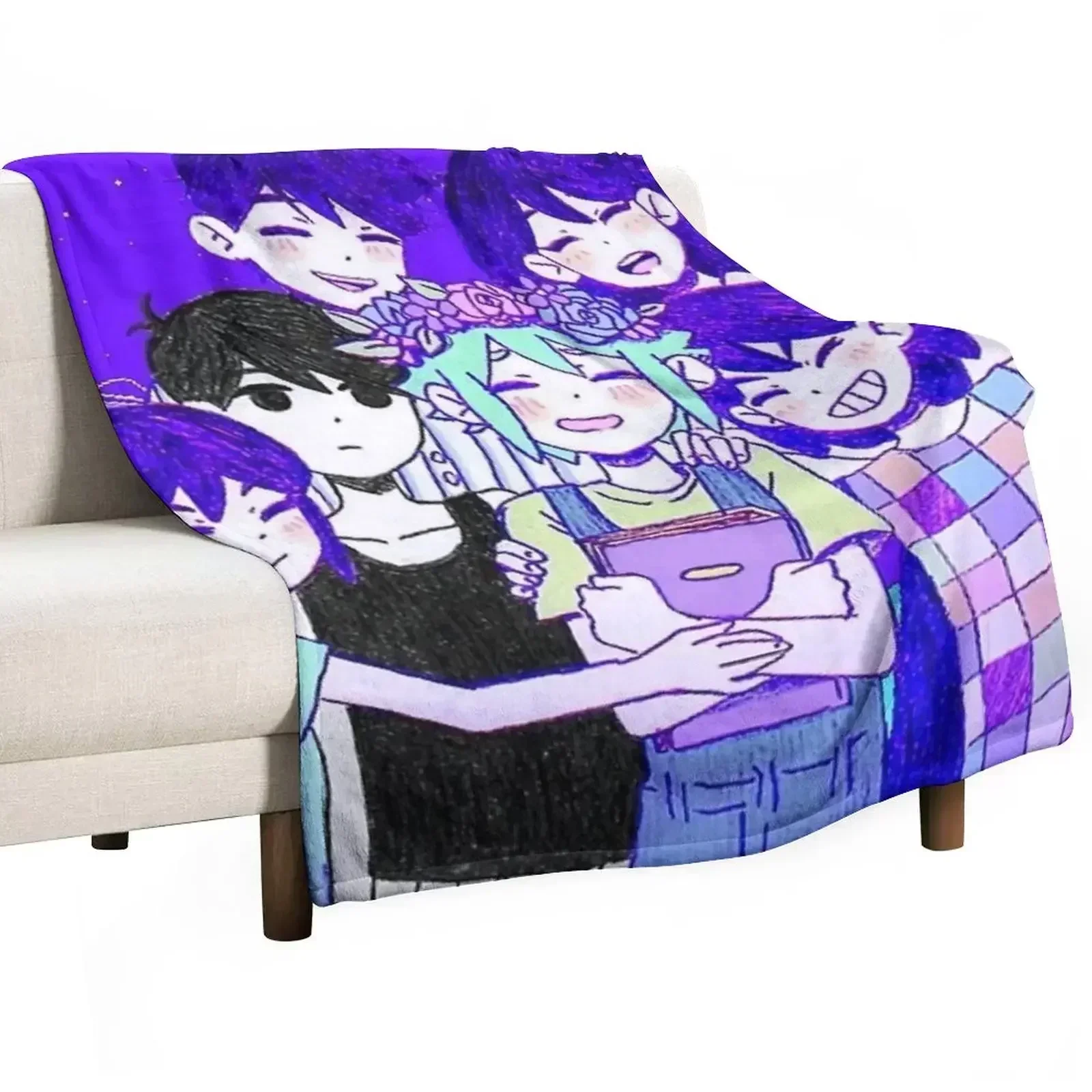 Одеяло Omori Character II в клетку для диванов тонкие свободные одеяла