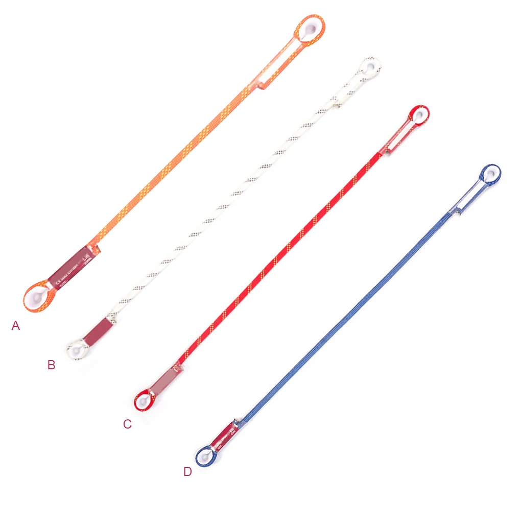 

100 CM Prusik Cord Rope Loop Climb Gear Lanyard Equipment Downhill Tool Outdoor Activities Tree Arborist Orange