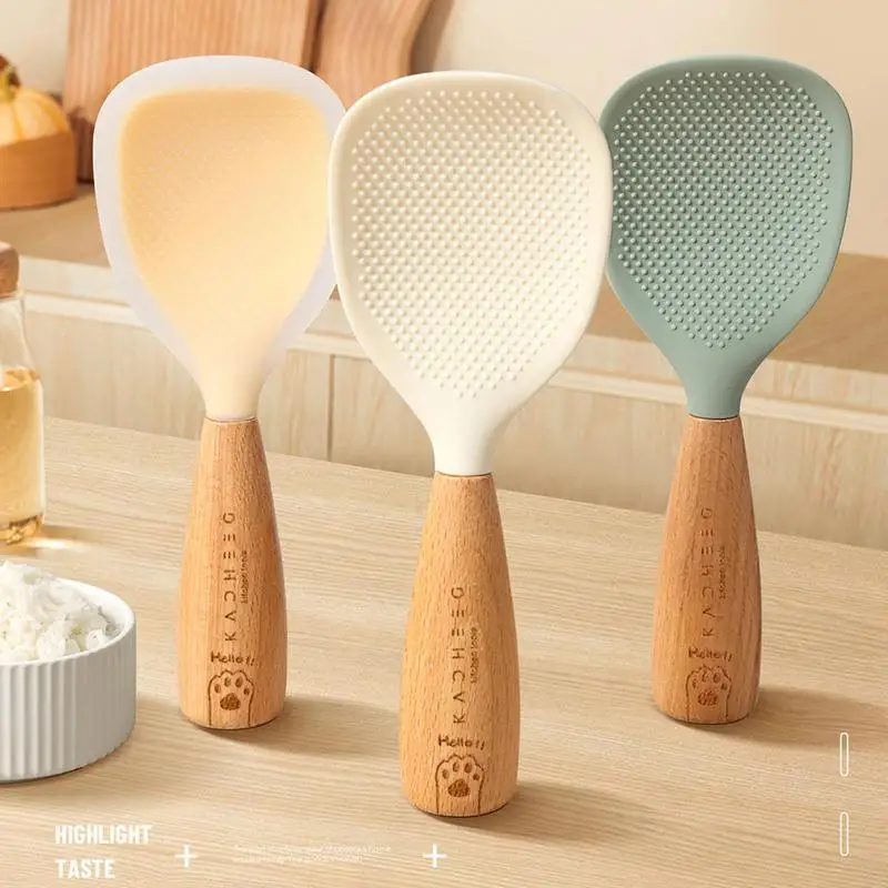 

Rice Spoon Paddle Non-Stick High Temperature Resistant Anti-Scalding Rice Spatula For Canteens Kitchens Supplies Utensils