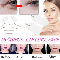1640 pcs set neck woman thin face stickers invisible v shape skin sagging skinface lift up fast chin adhesive tape