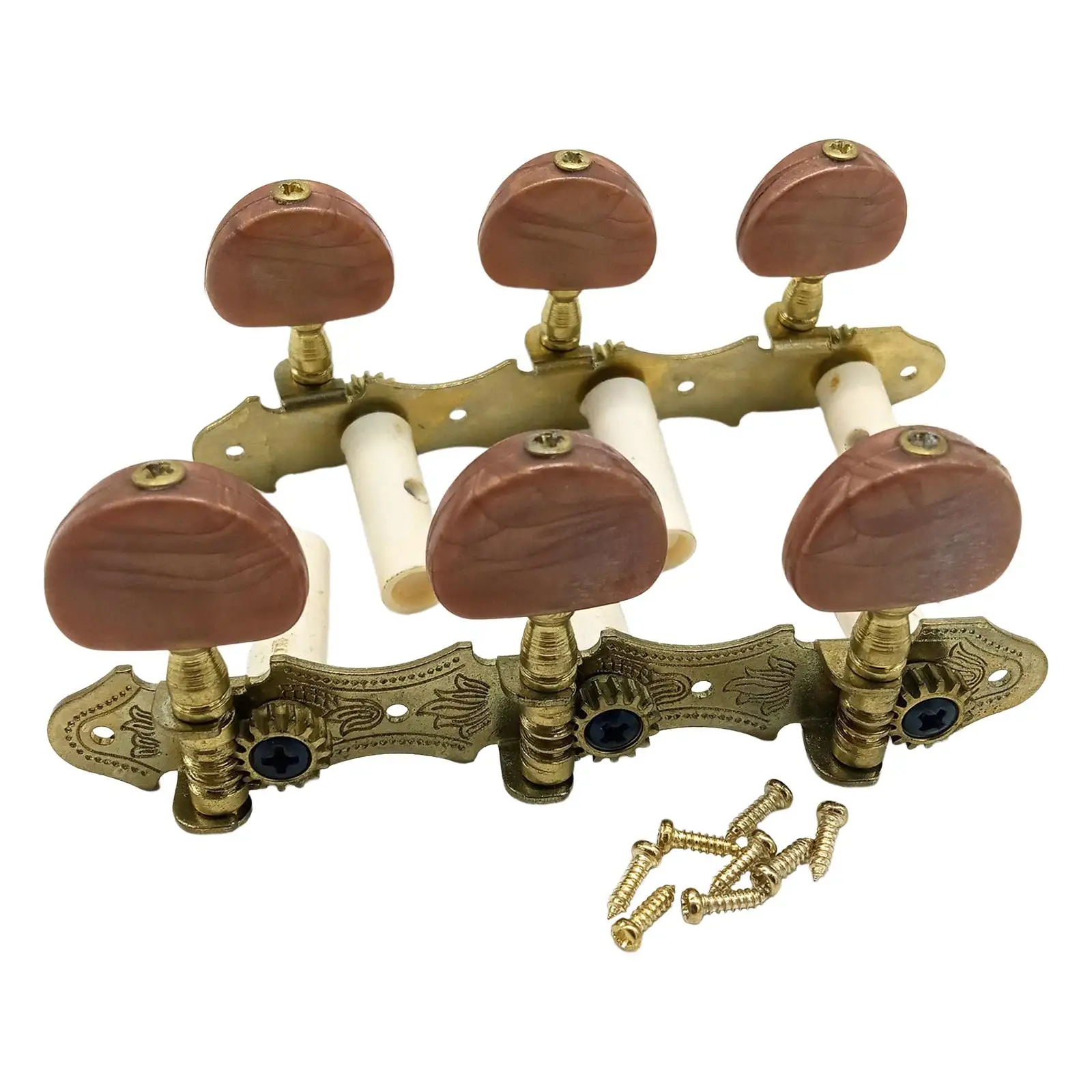 

2x Tuning Keys Pegs Accs Replace Part DIY Machine Heads for Acoustic Guitars