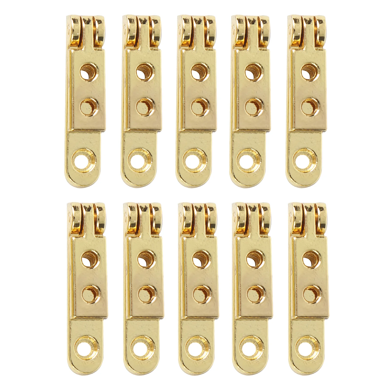 

10pcs Wooden Box Hinge Seven-letter Zinc Alloy Golden High-end Furniture Hinge Wooden Box Hinge Jewelry Box Hinge for Home