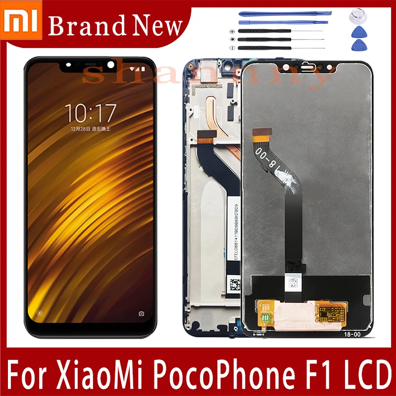 

Original Poco F1 Lcd Display For Xiaomi Pocophone F1 Lcd Display Touch Screen Digitizer Assembly For Xiaomi PocophoneF1 PocoF1