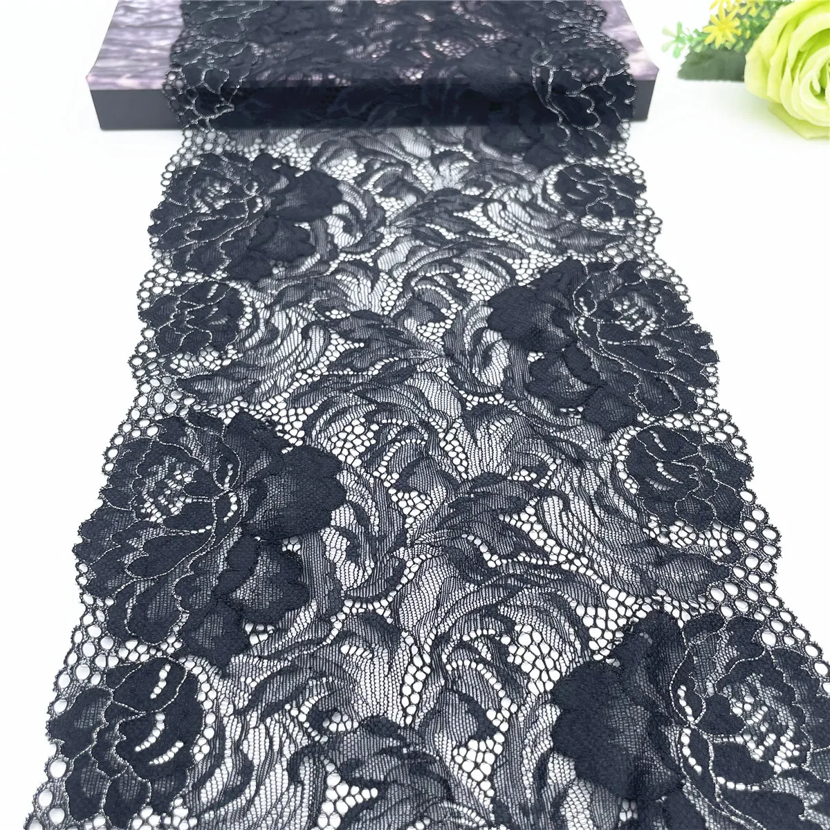 

3 м/партия, эластичная кружевная бейка для одежды, ширина 20 см