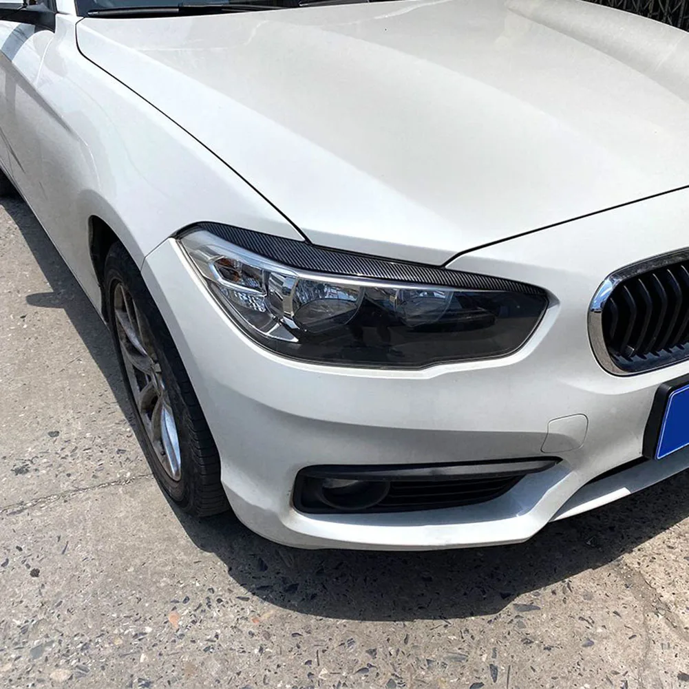 

Durable Use Headlight Eyelids Eyebrow For BMW Left Carbon Decorate Your Car Charming Luxury Vivid. Fit For BMW