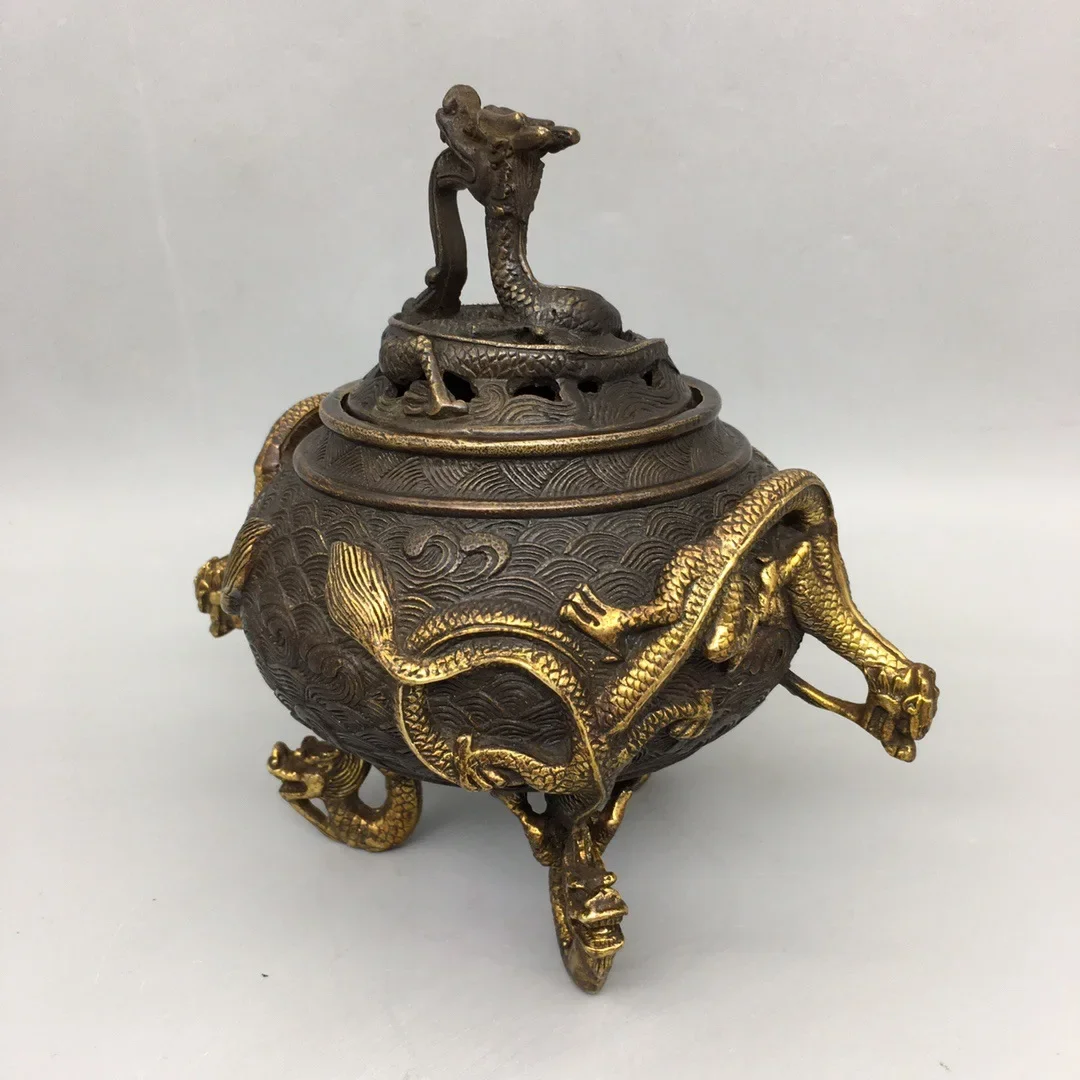 Металлический штатив курильница-дракон украшение для дома офиса культуры и