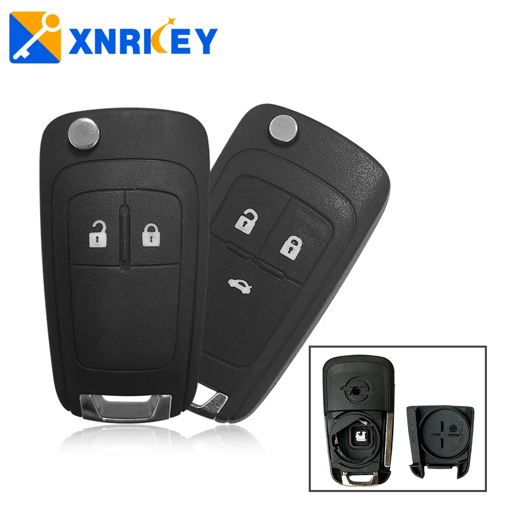 

XNRKEY Remote Car Key Shell for Opel Vauxhall Insignia Astra J Zafira C Mokka for Chevrolet Cruze Epica Lova Camaro Impala Buick
