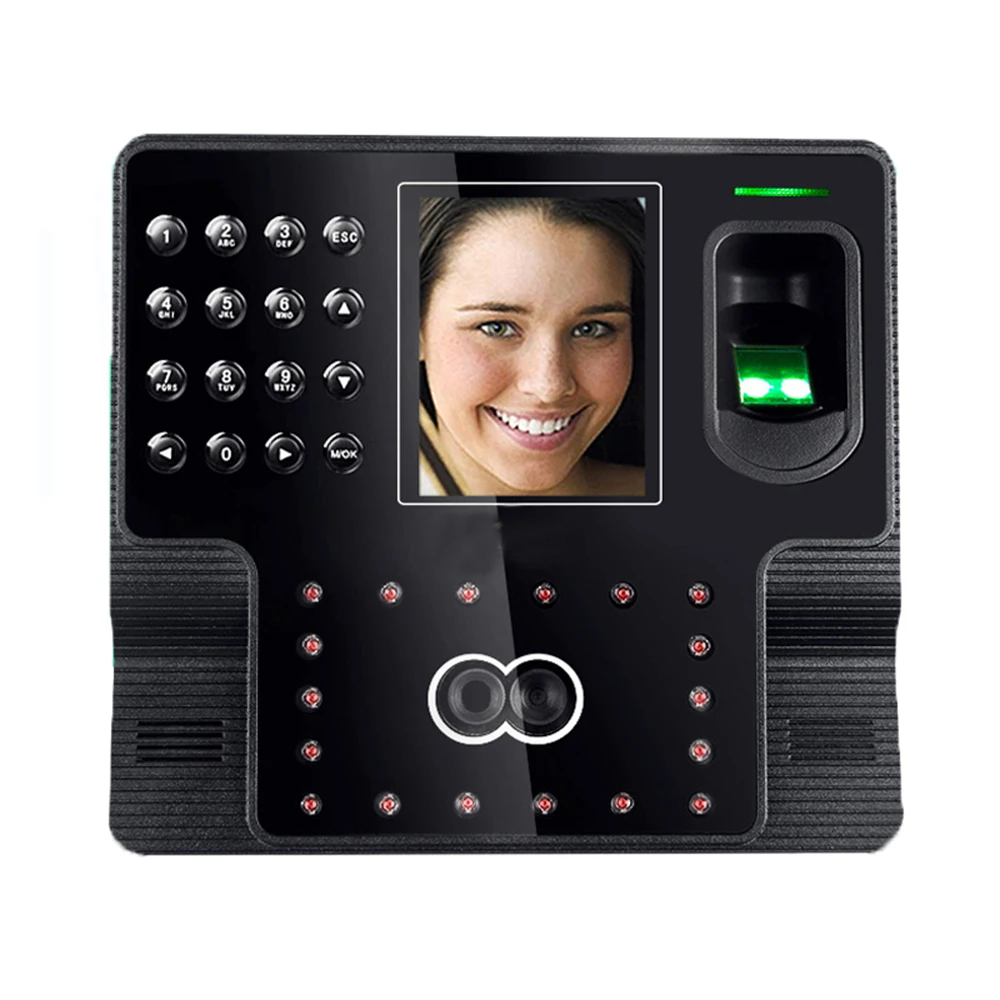 

Iface102 Face And Fingerprint Time Attendance Terminal TCP/IP Free Software Biometric Face Recognition Time Recorder Time Clock