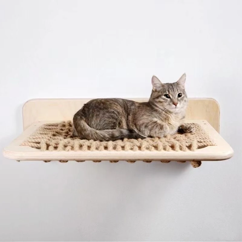 

Furniture Practical Pet Bed Cat Mat Cat Durable Wall Pet Cat Mounted Hammock Bed Frame Hanging Tree Climbing Wall Sofa Platform
