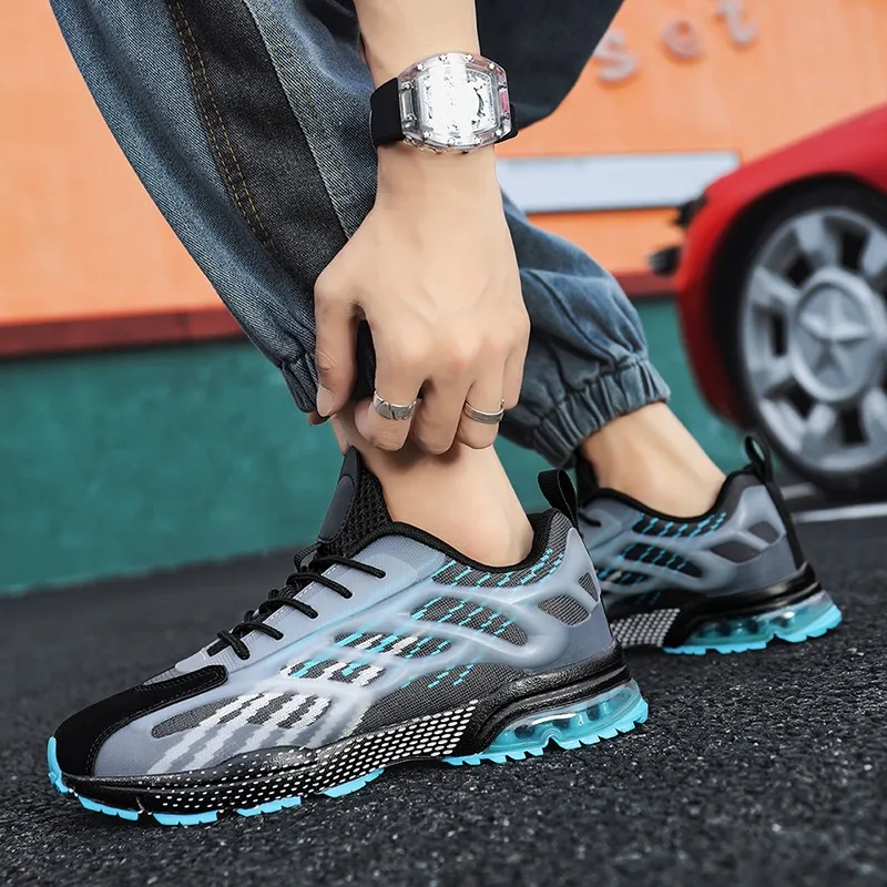 Men's Golf Shoes Mesh Breathable Fitness Golf Training Sneakers Men's Outdoor Lightweight Workout Jogging Shoes