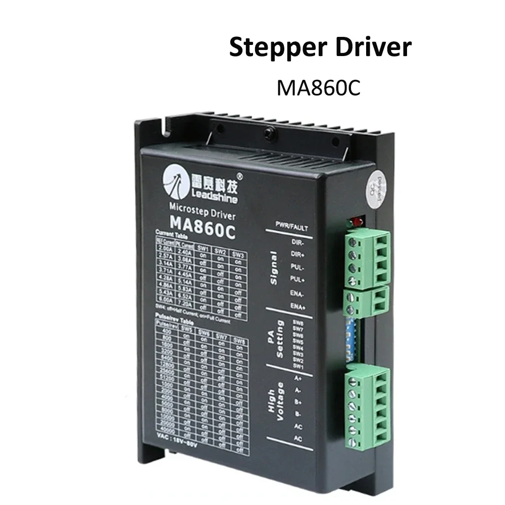 Двухфазный шаговый драйвер Leadshine MA860C 36-80 В переменного тока 1 8-а