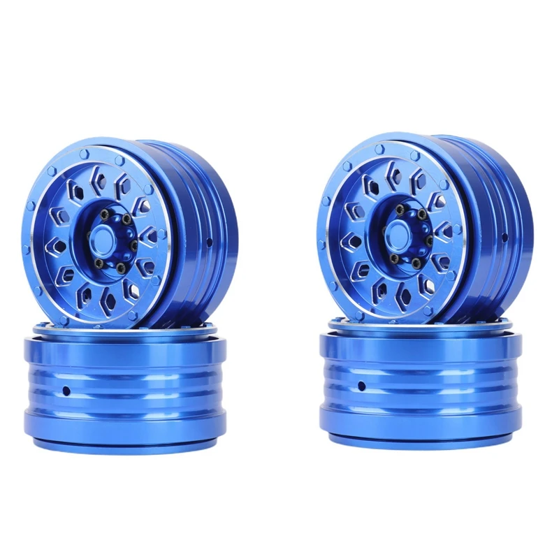 

4PCS Metal 2.9 Beadlock Wheel Rim Hub For 1/6 RC Crawler Car Axial SCX6 AXI05000 JEEP JLU Upgrades Parts Accessories