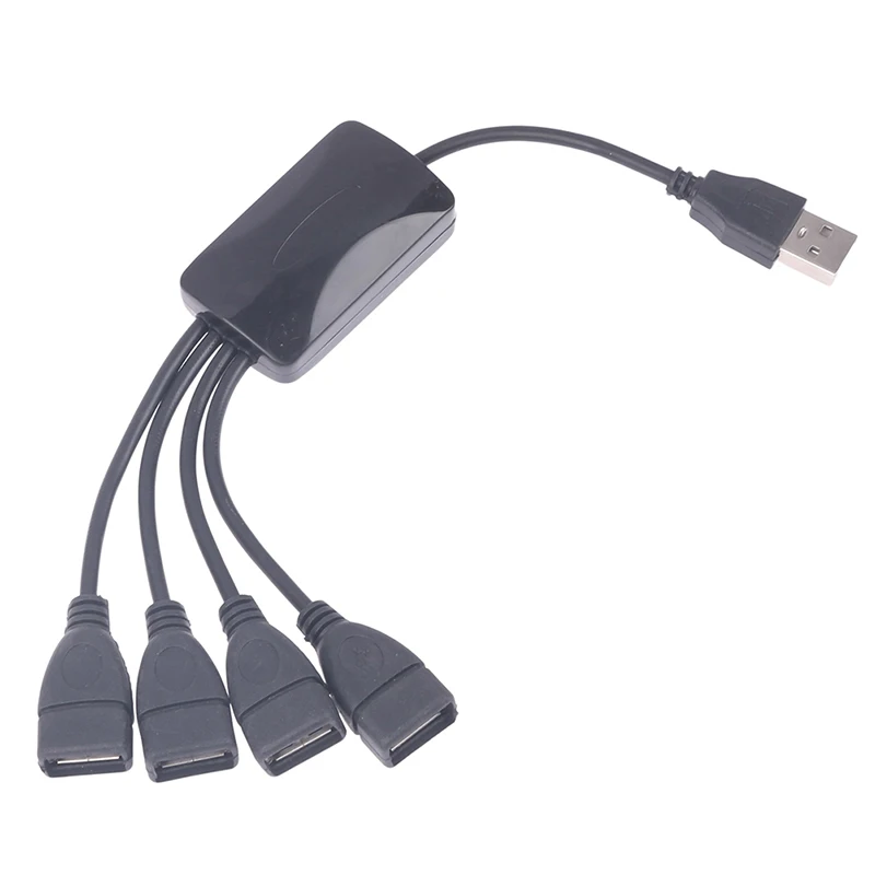

4 In 1 Usb Computer Splitter Extension Cable Data Cable Power Adapter Socket Converter Usb Data Cable USB 2.0 Extension Line