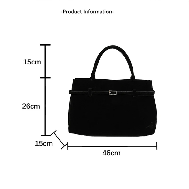 Женская замшевая сумка-тоут цвет в ассортименте