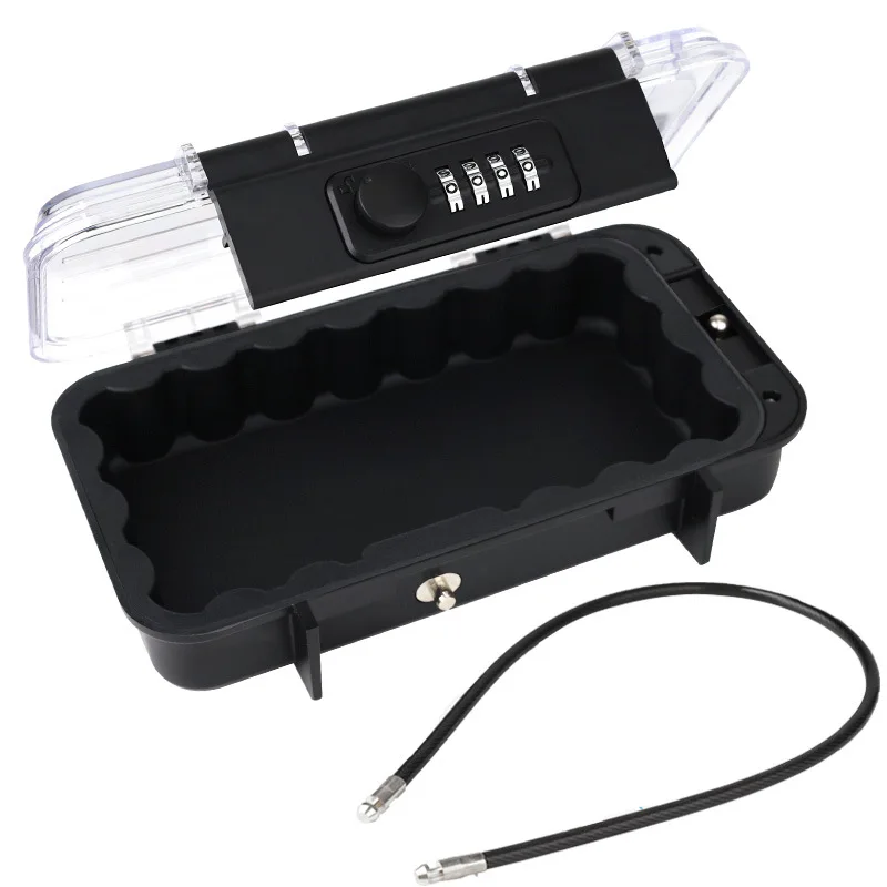 

Креативный Портативный пляжный сейф, 4-значный комбинированный замок со стальной проволокой, для улицы, кемпинга, спорта, велоспорта, плавания, коробка для хранения