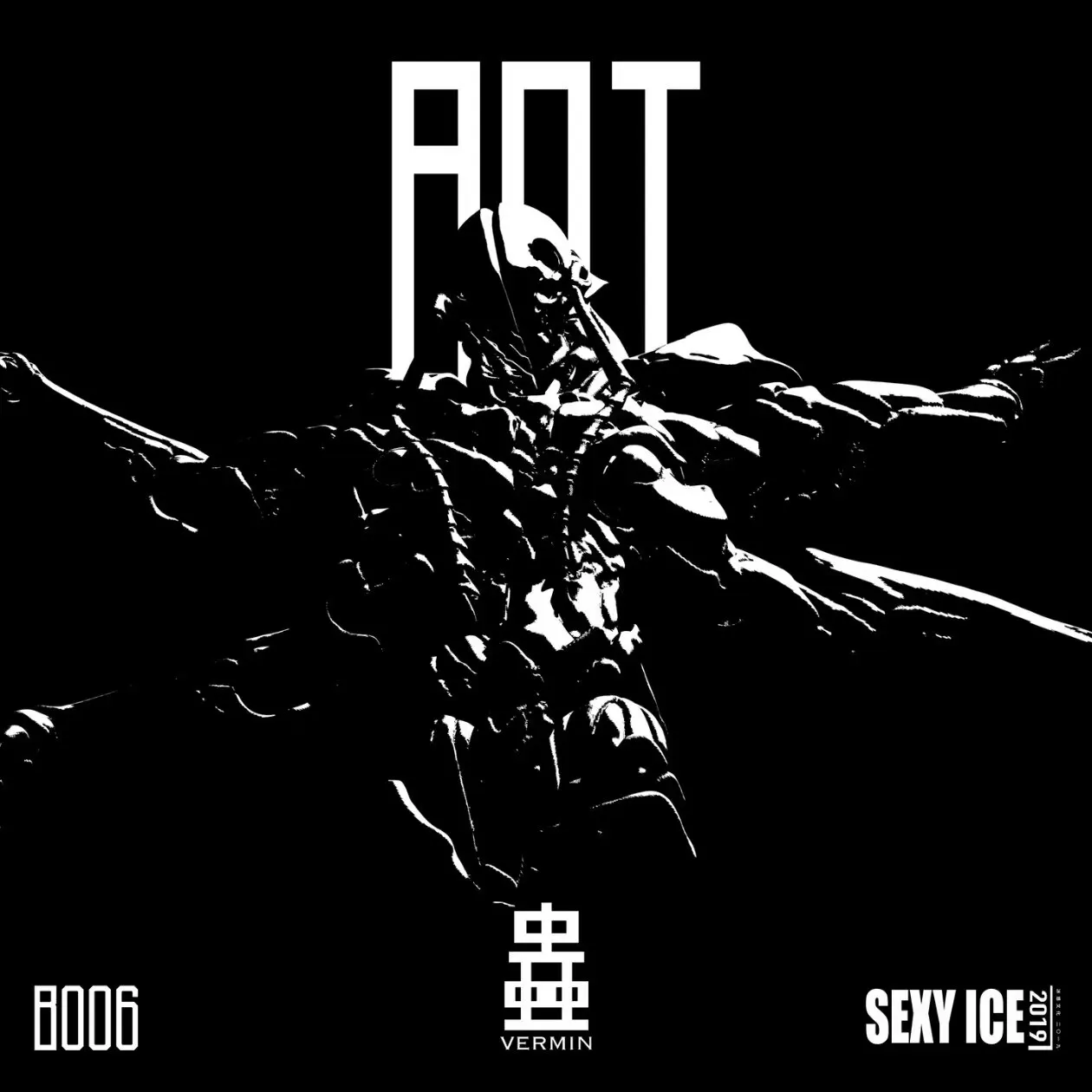 Фото В наличии: Коллекционная металлическая модель-фигурка насекомого Sexyice B006 из серии «Эволюция насекомых» – экспериментальная модель для фанатов, подарок №2