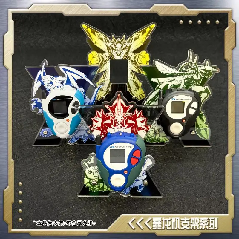 Фото Цветной экран Digimon на 25-летие D-3 Digivice с акриловой подставкой, защитный чехол и пленка, коллекция подарков, фигурок №2