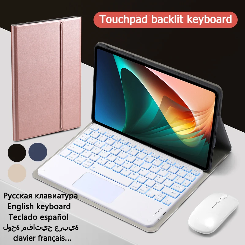 Touchpad Backlit Keyboard for Lenovo Tab P11 Keyboard Case TB-J606F for Lenovo Tab P11 Plus Xiaoin Pad Plus 11 inch Keyboard Touchpad Backlit Keyboard for Lenovo Tab P11 Keyboard Case TB-J606F for Lenovo Tab P11 Plus Xiaoin Pad Plus 11 inch Keyboard