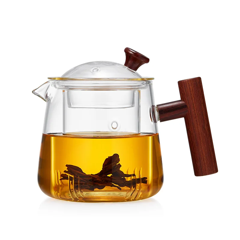 Tea Brewing Pot Glass High Temperature Resistant Electric Ceramic Stove Tea Cooker Office Home Single Teapot Tea Set Scented