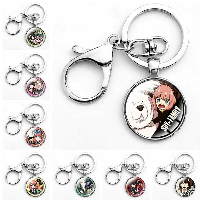 

Anime SPY×FAMILY Keychain Cosplay Cute Anime Character Twilight Anya Forger Yor Forger Bond Forger Acrylic Pendant Keyring Gift