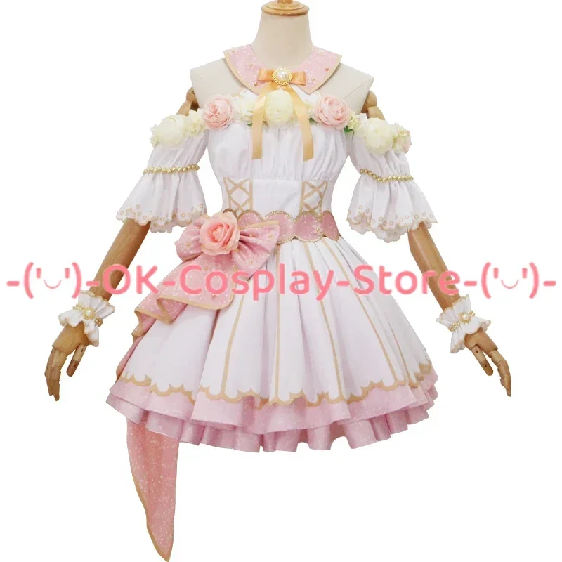 Игра Lovelive Цветочный Фестиваль Kousaka Хонока косплей костюм женское милое платье