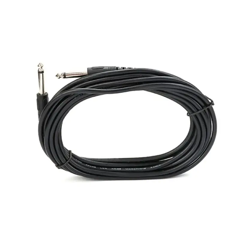 

Guitar Instrument Cable 5 Meters Profession Noiseless Guitar Bass Cable Cord Straight to Straight Instrument Cables GXMF