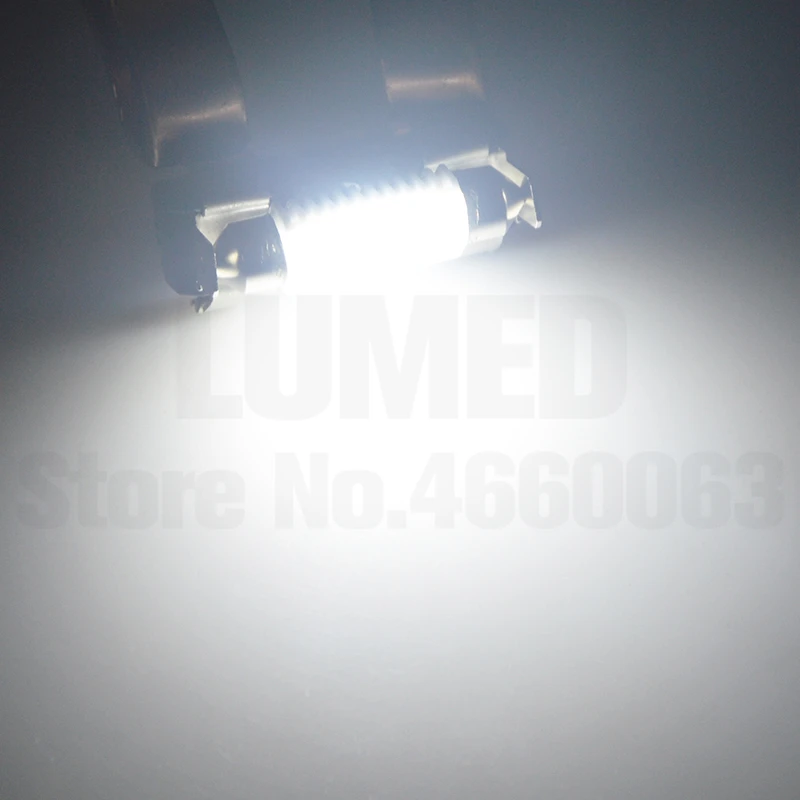 100x C5W светодиодная лампа для автомобиля Luces 2 3030 для интерьера, боковой фестунки, купола и чтения, DC 12-24V, IC керамики включен.