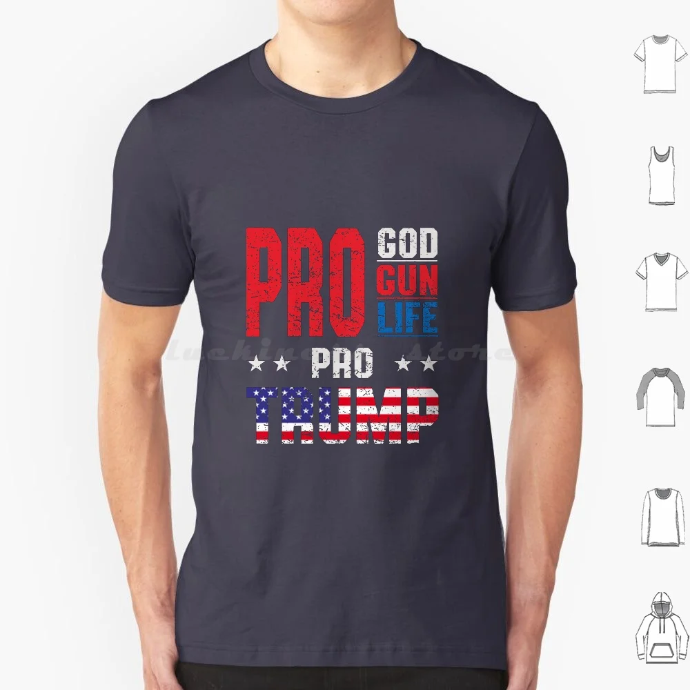

Pro God , Pro Gun , Pro Life , Pro Трамп футболка 6xl хлопок крутой Tee Pro God Pro Gun Pro Life Pro Трамп