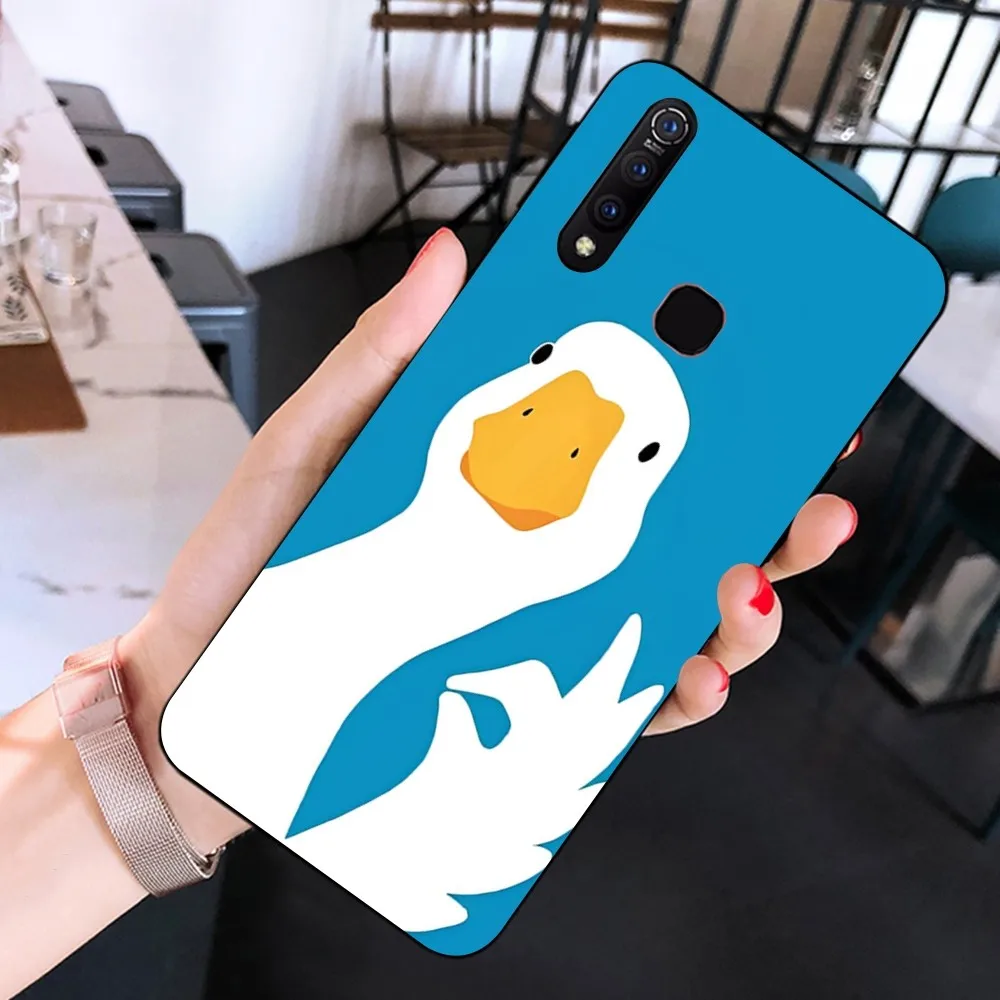 Goose Duck Cute Phone Case For Huawei Y9 6 7 5 Prime Enjoy 7s 7 8 Plus 7a 9e 9plus 8E Lite Psmart Shell