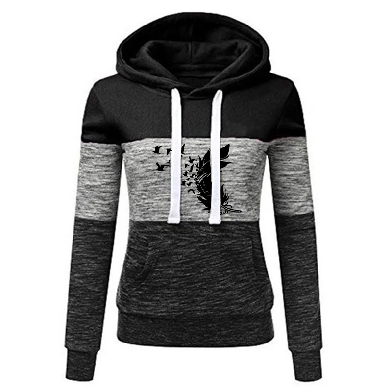 Женская толстовка с капюшоном цвет в ассортименте