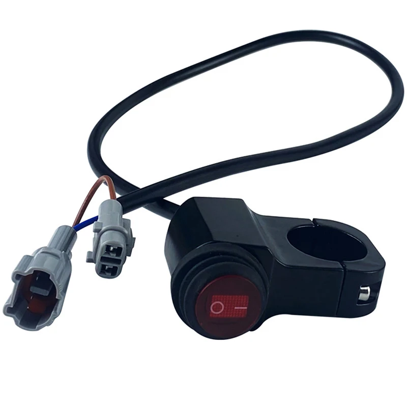 

Мотоциклетный выключатель 22 мм 7/8 дюйма, кнопка для включения и выключения фары на руль, для квадроциклов, спортивных внедорожников, электро...