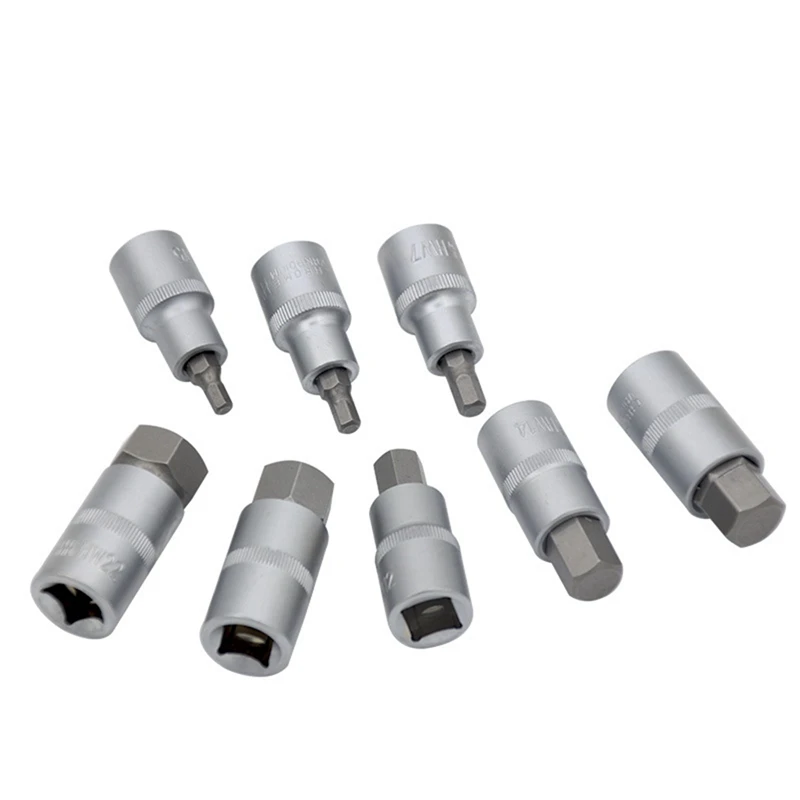 12 шт. набор шестигранных головок с приводом 1/2 дюйма H5 H6 H7 H8 H10 H12 H14 H16 H17 H18 H19 H22 Набор