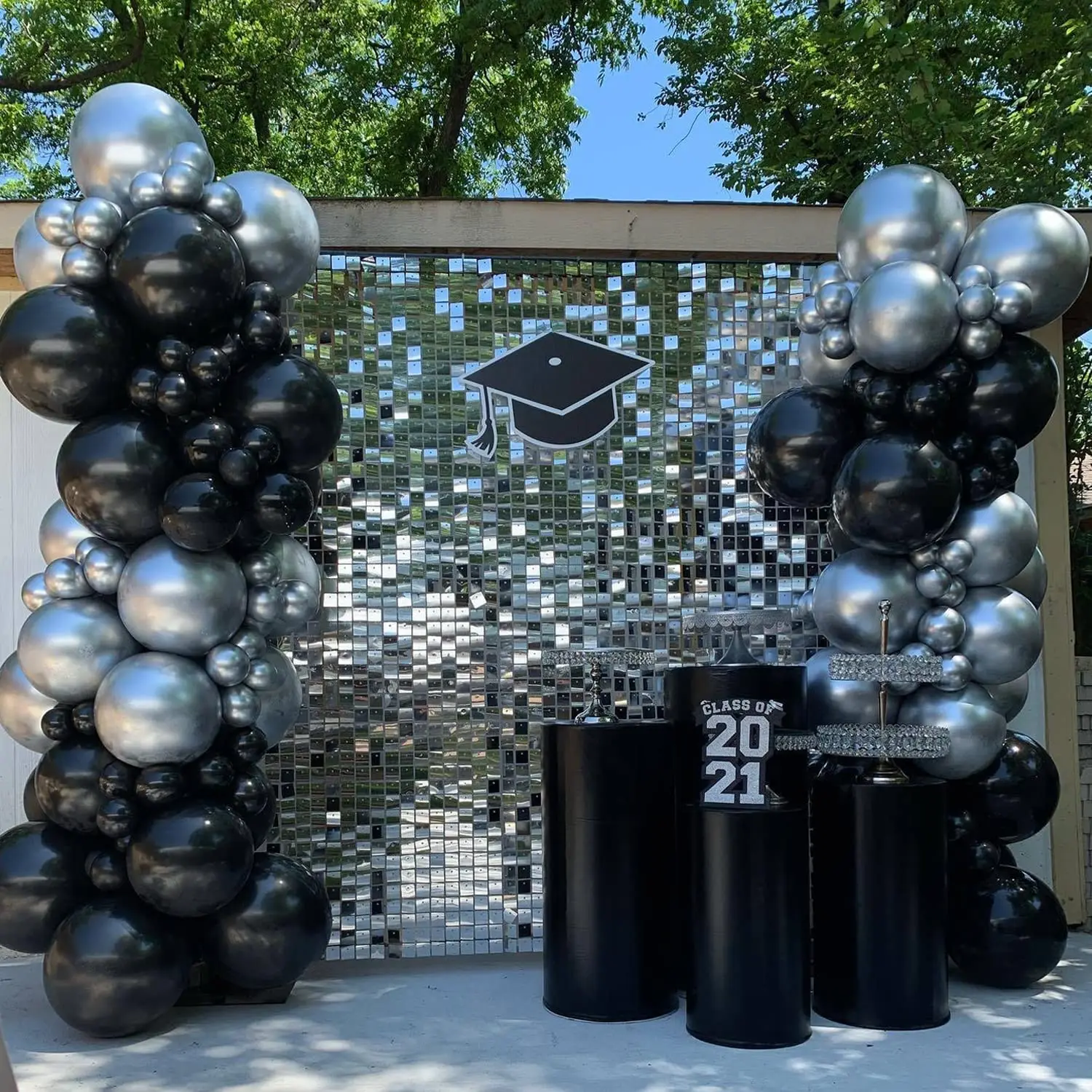 Mehofond серебряные блестки настенная панель фон 30x30 см мерцающий Блестящий Фон для