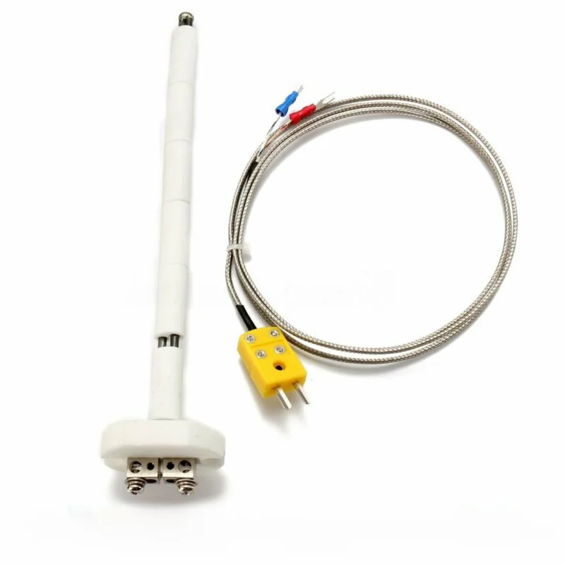 

Universal K-Type Thermocouple Block Ceramic Kiln Probe 2372/1300 Degree F/C 11G High Tool Temperature Controller New