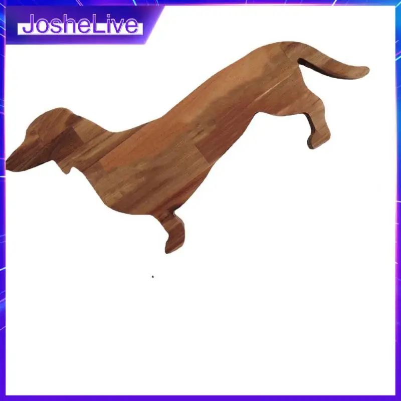 

Деревянные цветные деревянные поддоны, деревянный материал, деликатная и красивая деревянная зернистая поднос для еды, твердая текстурная тарелка для собак, товары для дома