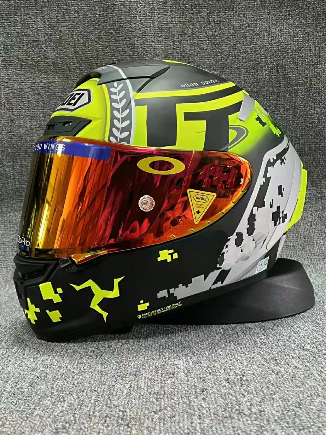 

SHOEI X14 X-четырнадцать X-Spirit 3 гоночный шлем на все лицо с изображением острова Мэн ТТ уличный гоночный мотоциклетный шлем Casco De Motocicleta