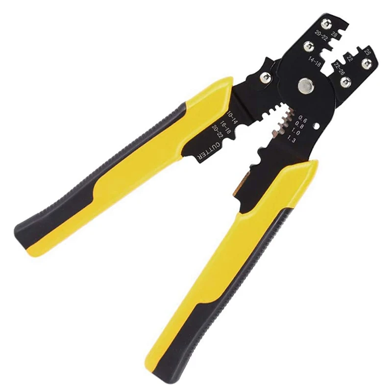 

2 Pcs Crimp Tool Crimper Plier Wire Crimpers Adjustable Crimping Range For Cutting And Pressing Cables