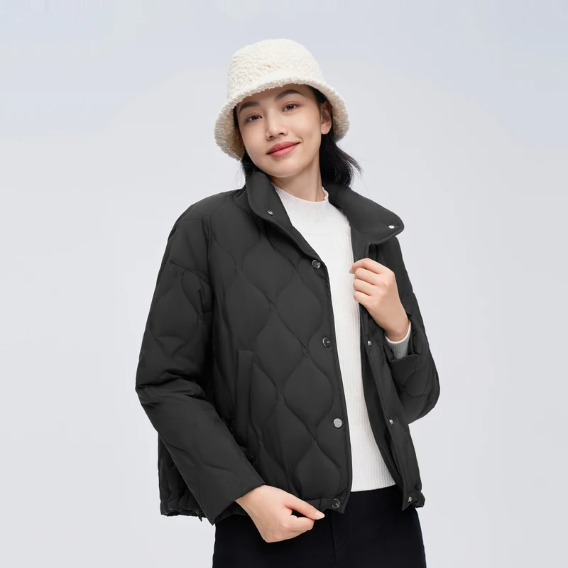 

BOSIDENG 2023 new light warm collection early winter down jacket for women 90% duck down jacket packable high quality B30135306