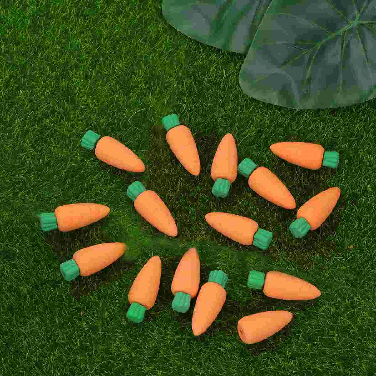 30 Pcs Bunny Toys Rabbits Fun Erasers Toddler Toy Rubber Eraser Bulk Toy Vegetables Erasers Cartoon