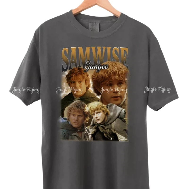 Винтажная рубашка Samwise Gamgee индивидуальный подарок для женщин и мужчин футболка