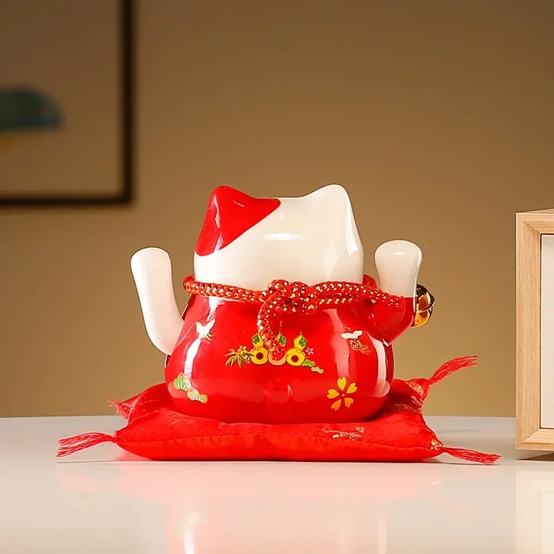4 5 дюйма Lucky Cat орнамент большой электрический шейкер кассовый аппарат домашний