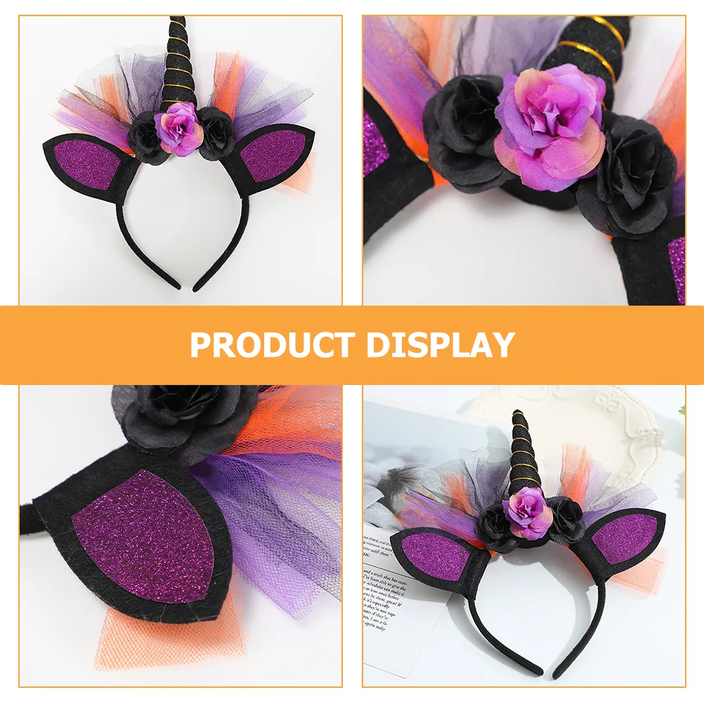 Труба-единорог повязка на голову ленты для волос головной убор губка уникальная